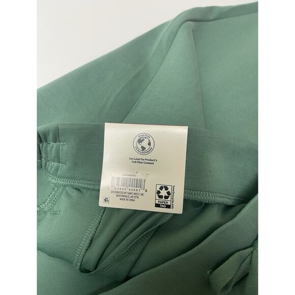 Members Mark Soft Adjustable Drawcord Women Luxe Pants Comfy Soft, Green Jade L - Picture 10 of 16